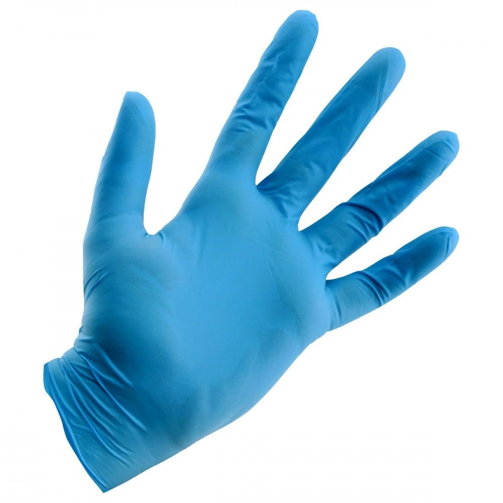 Skin blue 100pz guanti nitrile senza polvere monouso non sterili ambidestri, taglie disponibili  m