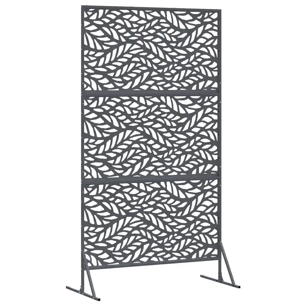 Schermo per Privacy Antracite 100 x 50 x 180 cm Acciaio 868558