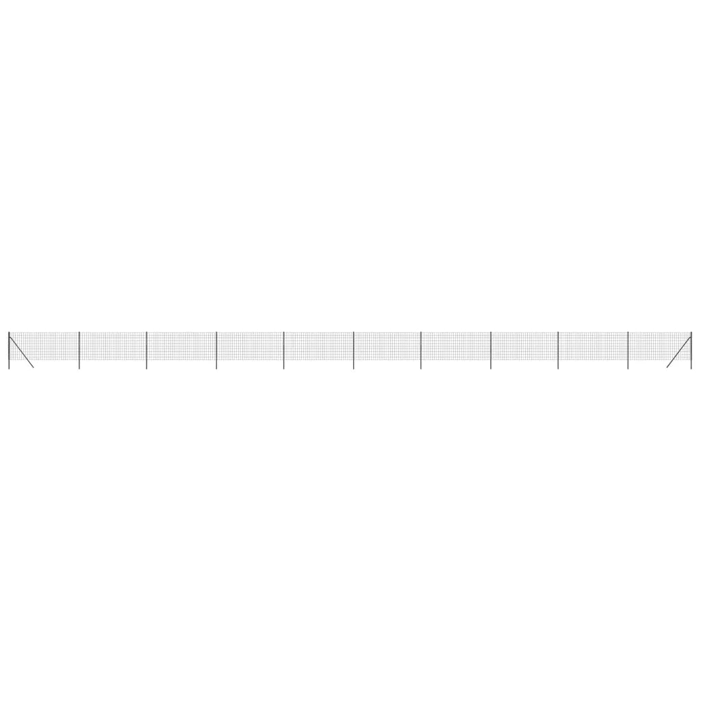 Recinzione da Giardino | Recinzione Metallica Antracite 1x25 m in Acciaio Zincato