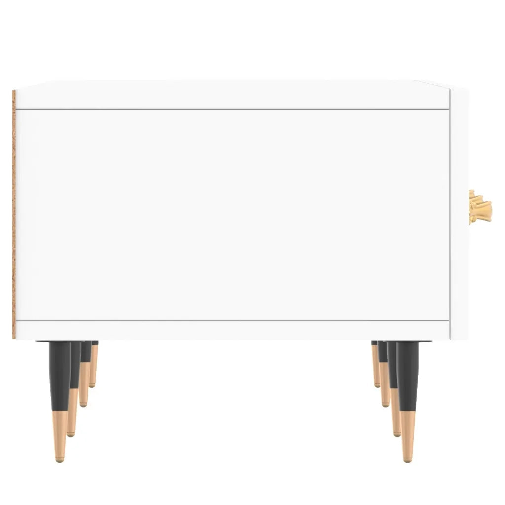 Mobile Porta TV Bianco 150x36x30 cm in Legno Multistrato 829132