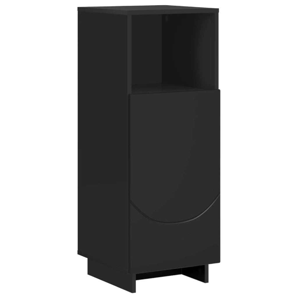 Set mobili da bagno 3 pz Nero Legno ingegnerizzato 3433056