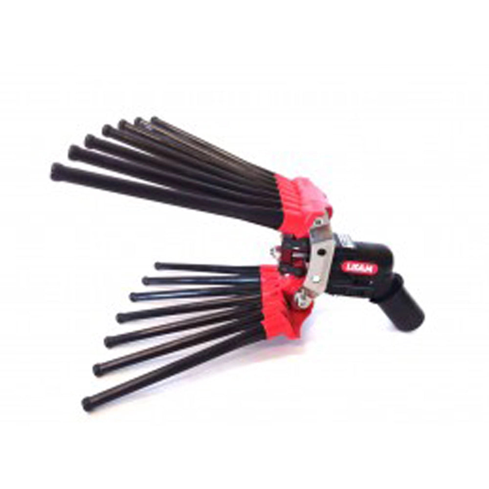 PETTINE PNEUMATICO DOPPIO RICAMBIO ABBACCHIATORE V8 TURBO LISAM