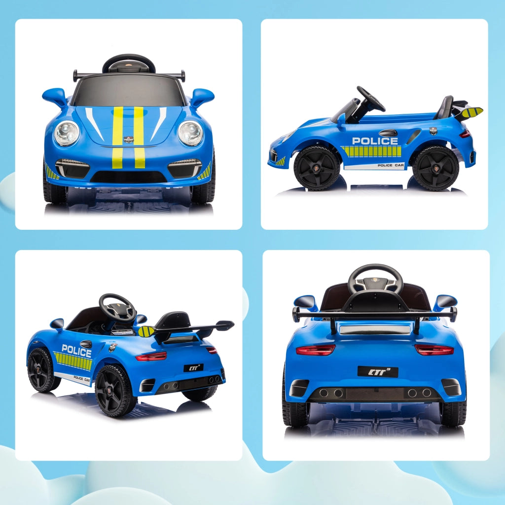 Auto Elettrica per Bambini RUF CTR 3 Clubsport ¨C Xylo ¨C Blu con Telecomando