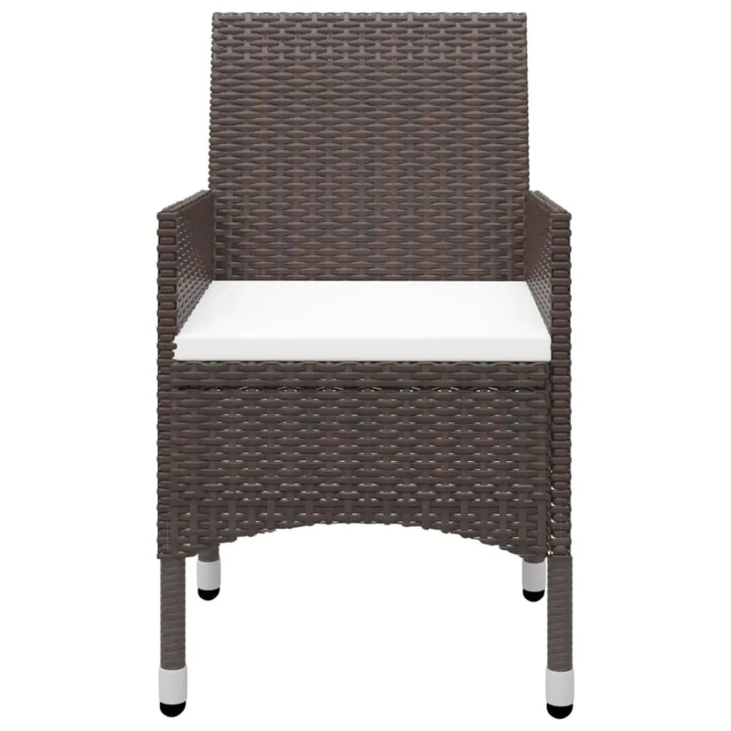 Set Mobili da Pranzo per Giardino 5 pz Marrone 3068738