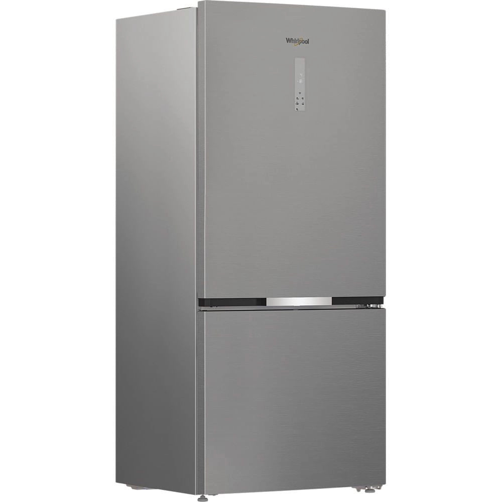 Whirlpool whk2 6614 x6e frigorifero combinato a libera installazione, dual no frost, 83cm, classe c, pearl inox, 34 dba, h193 cm - 859991710800