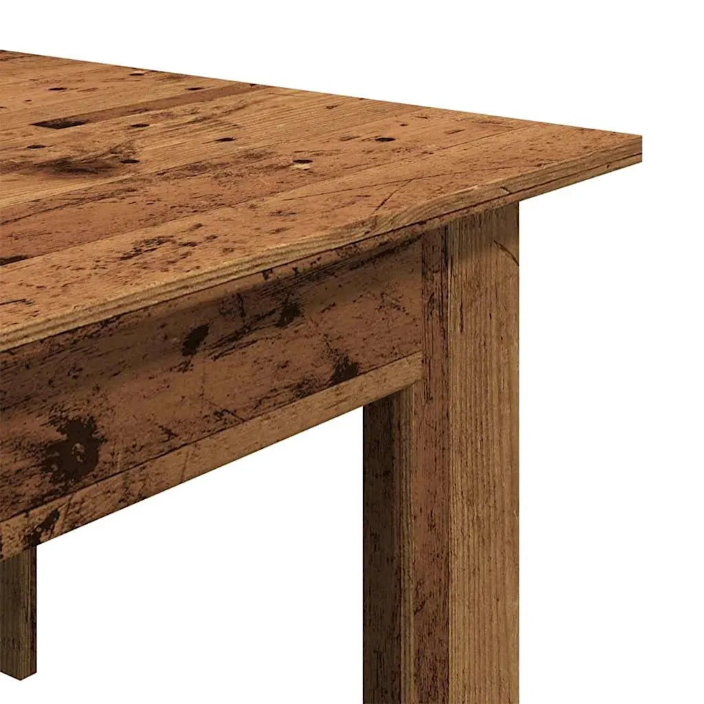 Tavolino salotto | Tavolino da caff¨¨ | Tavolino da Soggiorno Legno Antico 100x60x42 cm in Legno Multistrato