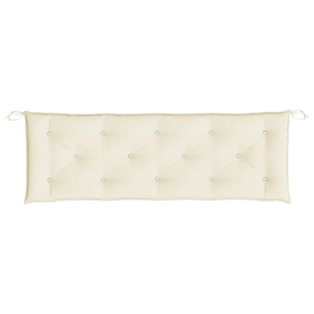 Cuscino per Panca Crema 150x50x7 cm in Tessuto Oxford 361604