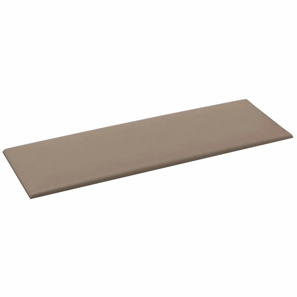 Testiera da Parete 12 pcs Cappuccino 90 x 30 cm Tessuto 4008372