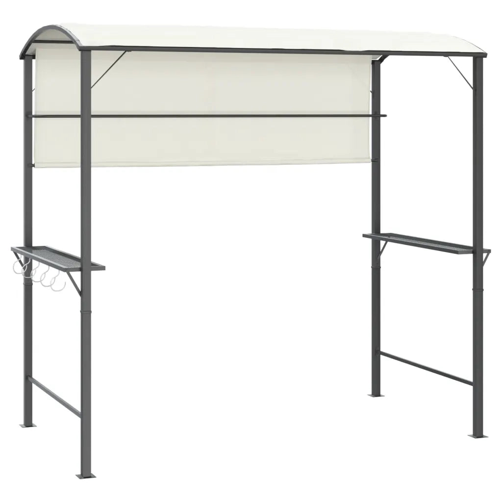 Gazebo con Tetto 220x110x200 cm Crema cod mxl 66138