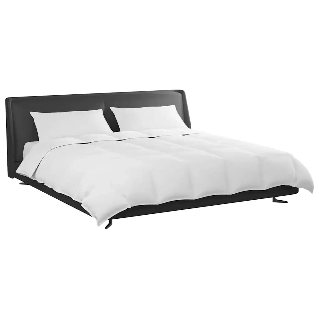 vidaXL Piumone con cuscino 3 pcs Bianco Piume