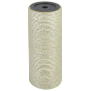 Tiragraffi albero per gatti cuccia per gatti peluche 8 x 20 cm spessore 10 mm beige 3702067