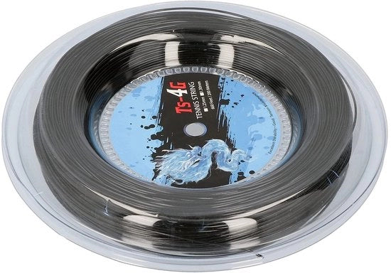 Impugnatura per raccorda a 200 m - Nero - Accessorio da tennis - Sport all'aperto - 1,30 mm - Materiale resistente - Raccorda per corda da tennis