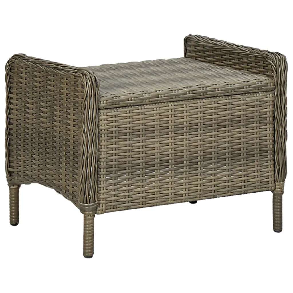 Set Mobili da Pranzo per Giardino 5 pz Marrone cod mxl 69234