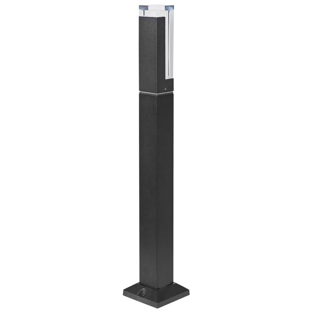 Dissuasore di luce in alluminio nero 60 cm LED Lampada da sentiero Illuminazione da giardino all'aperto Design moderno