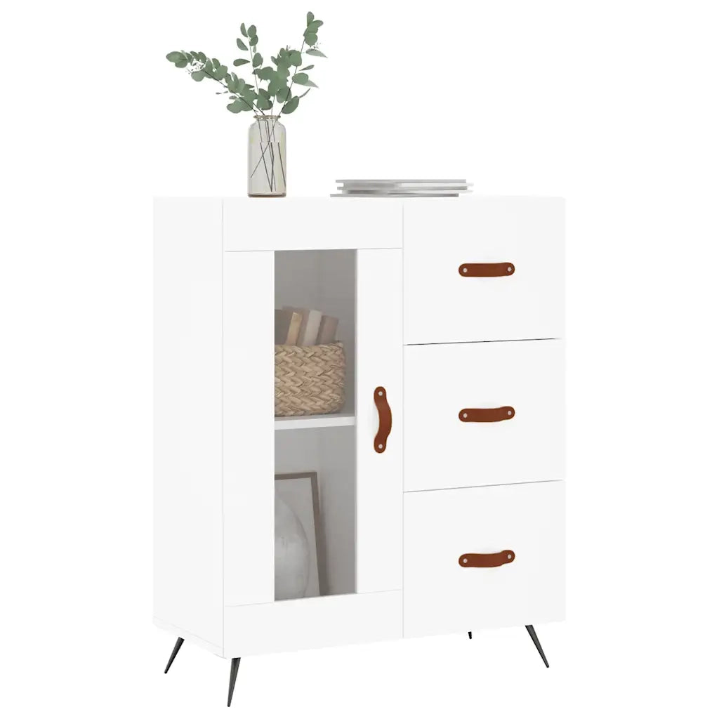 Credenza Bianca 69,5x34x90 cm in Legno Multistratocod mxl 126907
