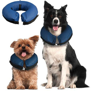 Collare di protezione per animali gonfiabile taglia m