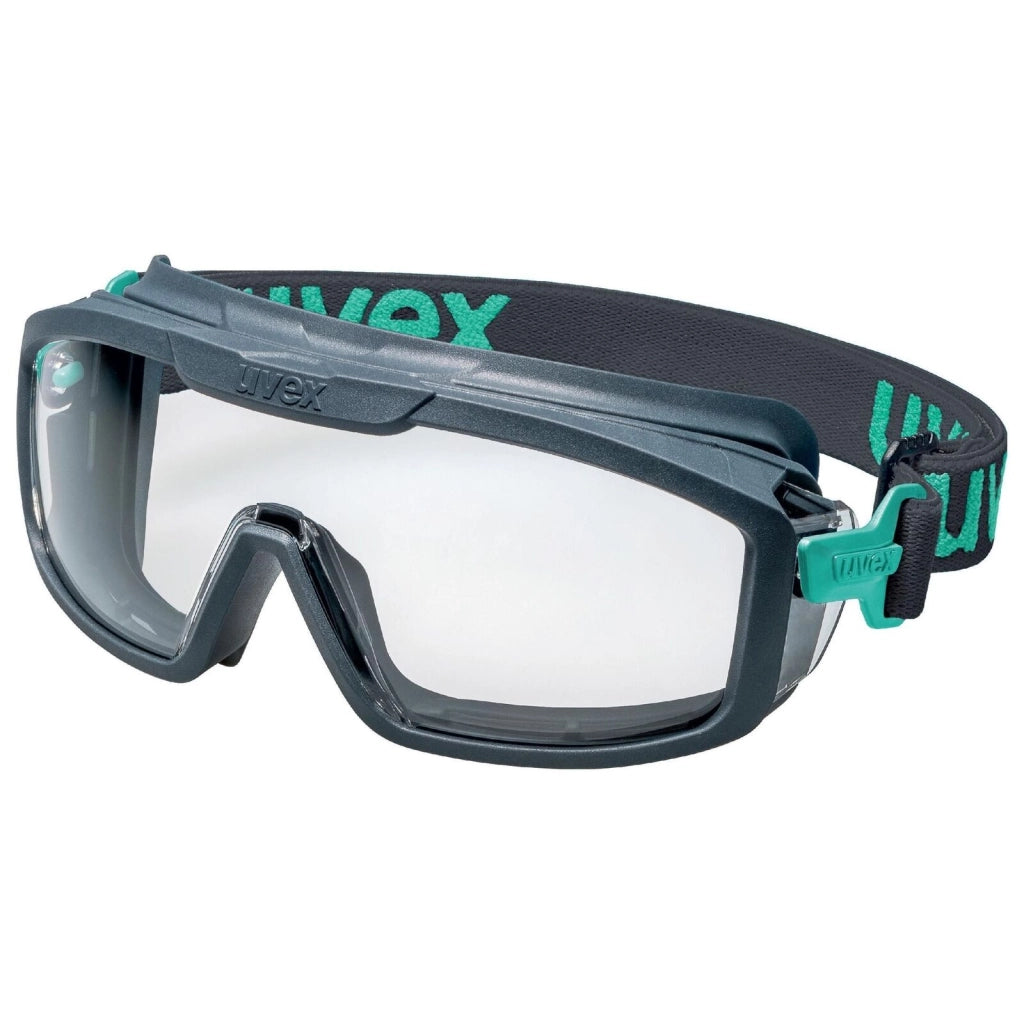 Uvex i-guard+ Occhialini di sicurezza Policarbonato (PC) Nero, Blu
