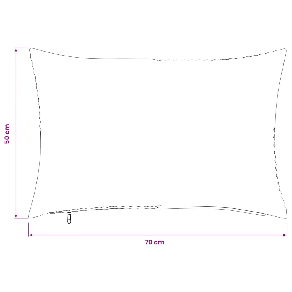 Federa 2 pcs ALMELO Blu 50 x 70 cm corduroy 915023