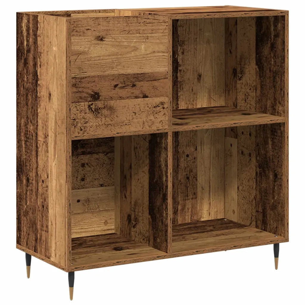Mobile porta vinili Legno vecchio 85 x 38 x 89 cm CFW6139983