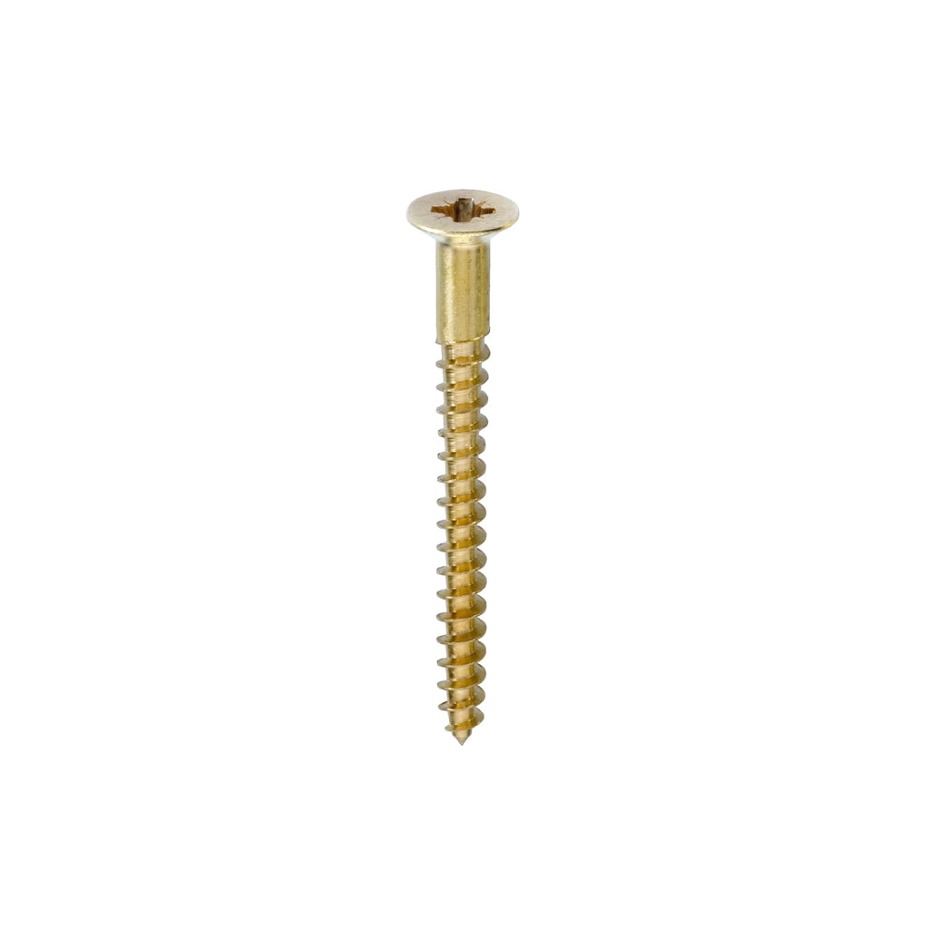 Viti per legno ottone 2,5 x 16 - 30 pz.