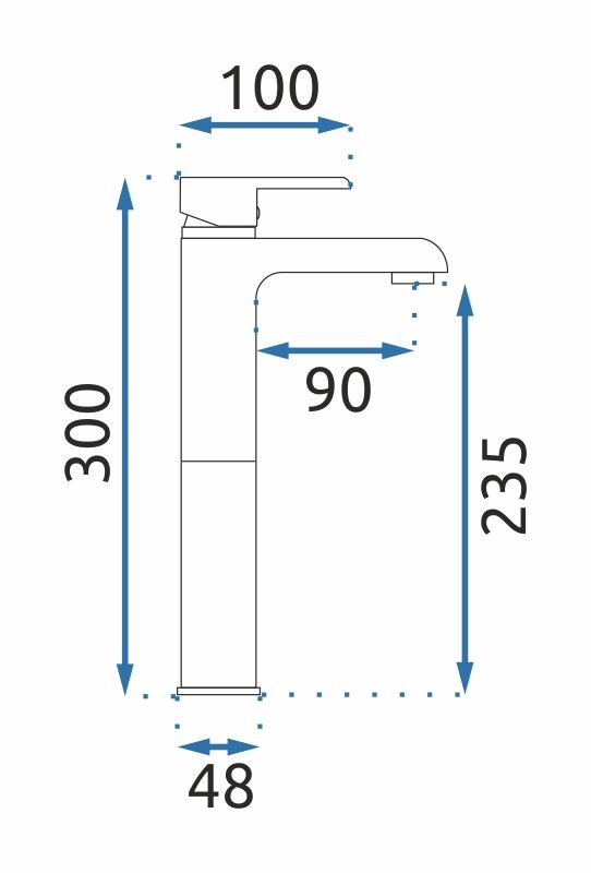 Rubinetto Da Lavabo Rea Bloom Gold High