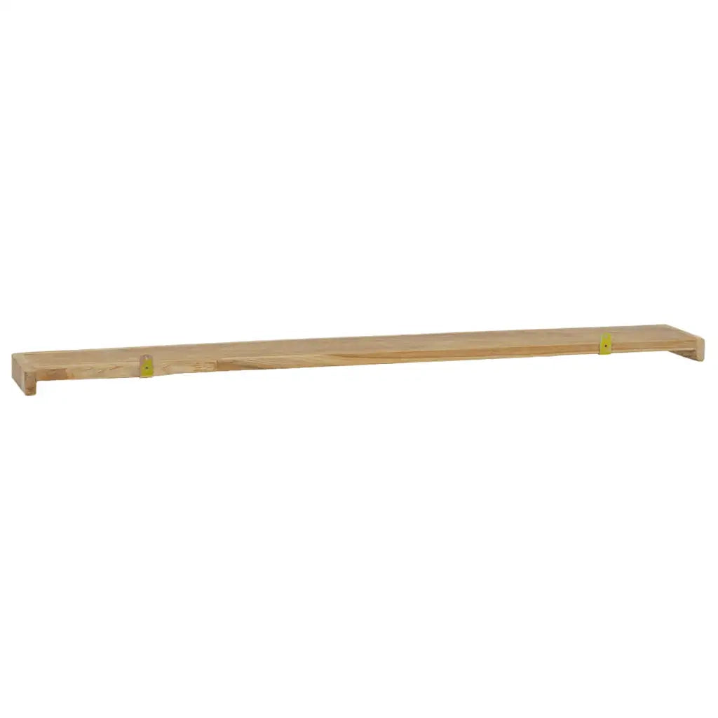 Mensole da Parete 2 pz 110x15x6 cm in Legno Massello di Teak cod mxl 69233