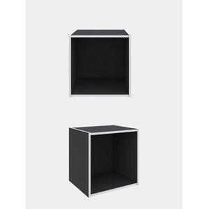 CUBO 35X35X29 CM GRIGIO- 1,0 pz