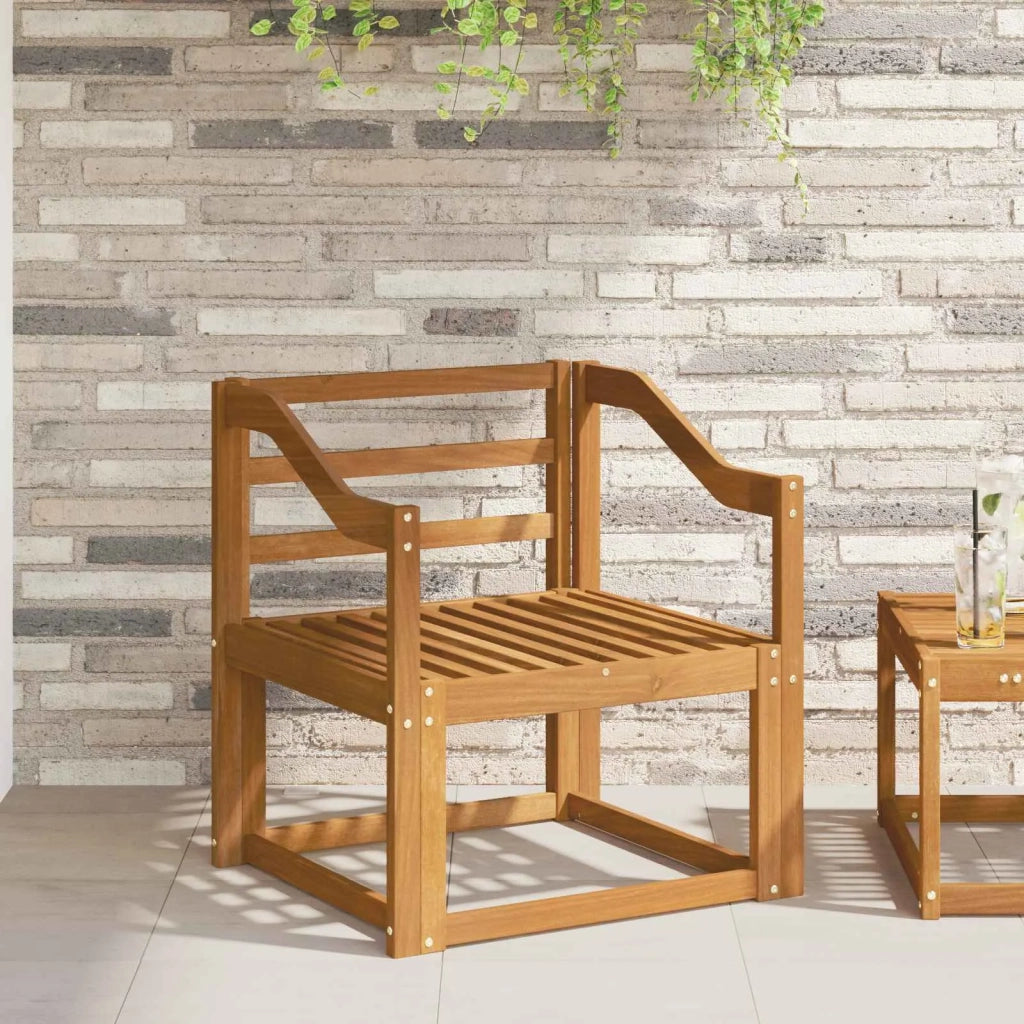 Bracciolo 2 pcs Naturale 59 x 4 x 73 cm 900516