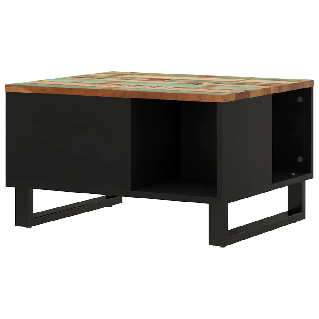 Tavolino da salotto | Tavolino da caff¨¨ | Tavolino da Soggiorno 60x50x35 cm in Legno Massello di Recupero
