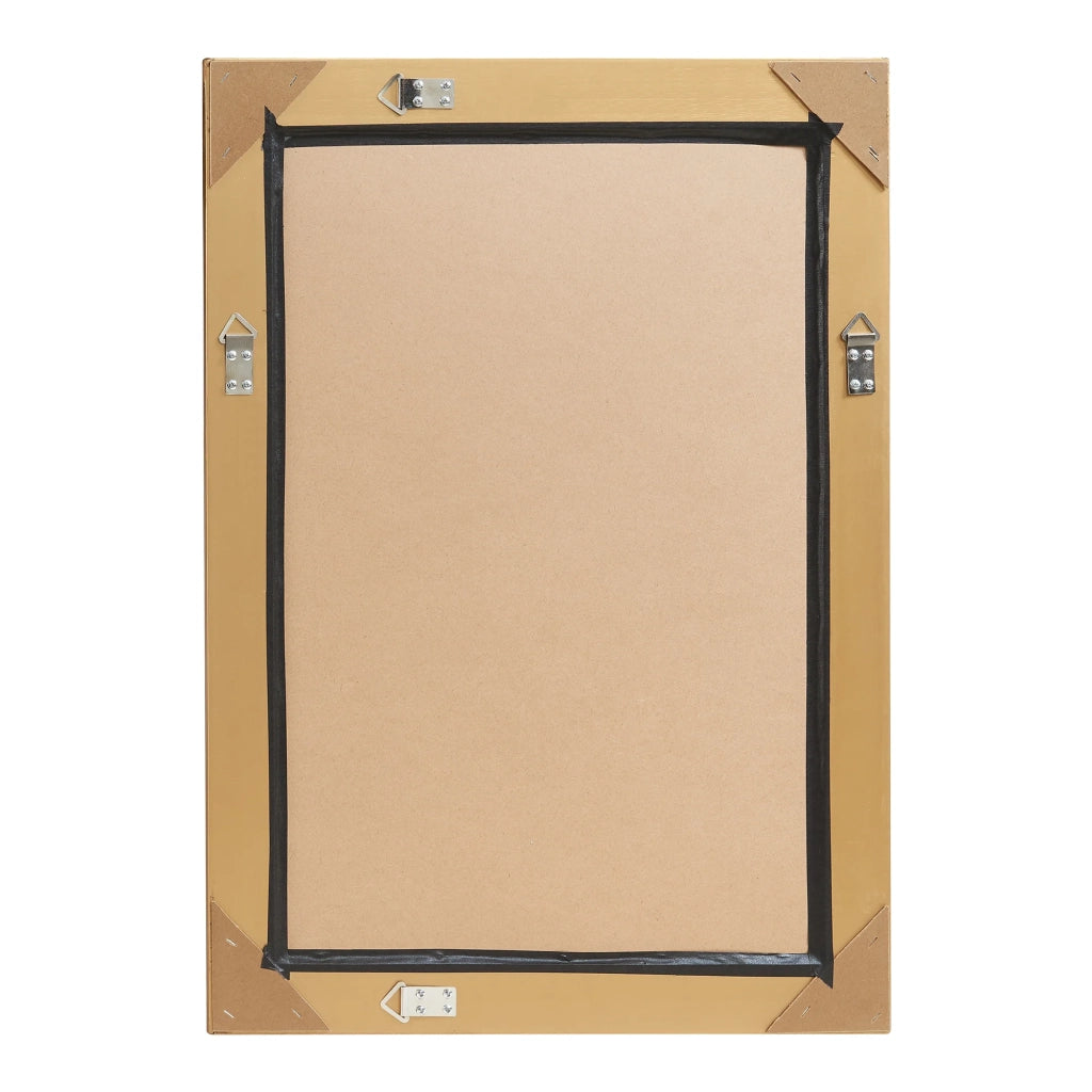 Specchio decorativo moderno da parete in stile barocco 80 x 60 cm oro 03_0010185