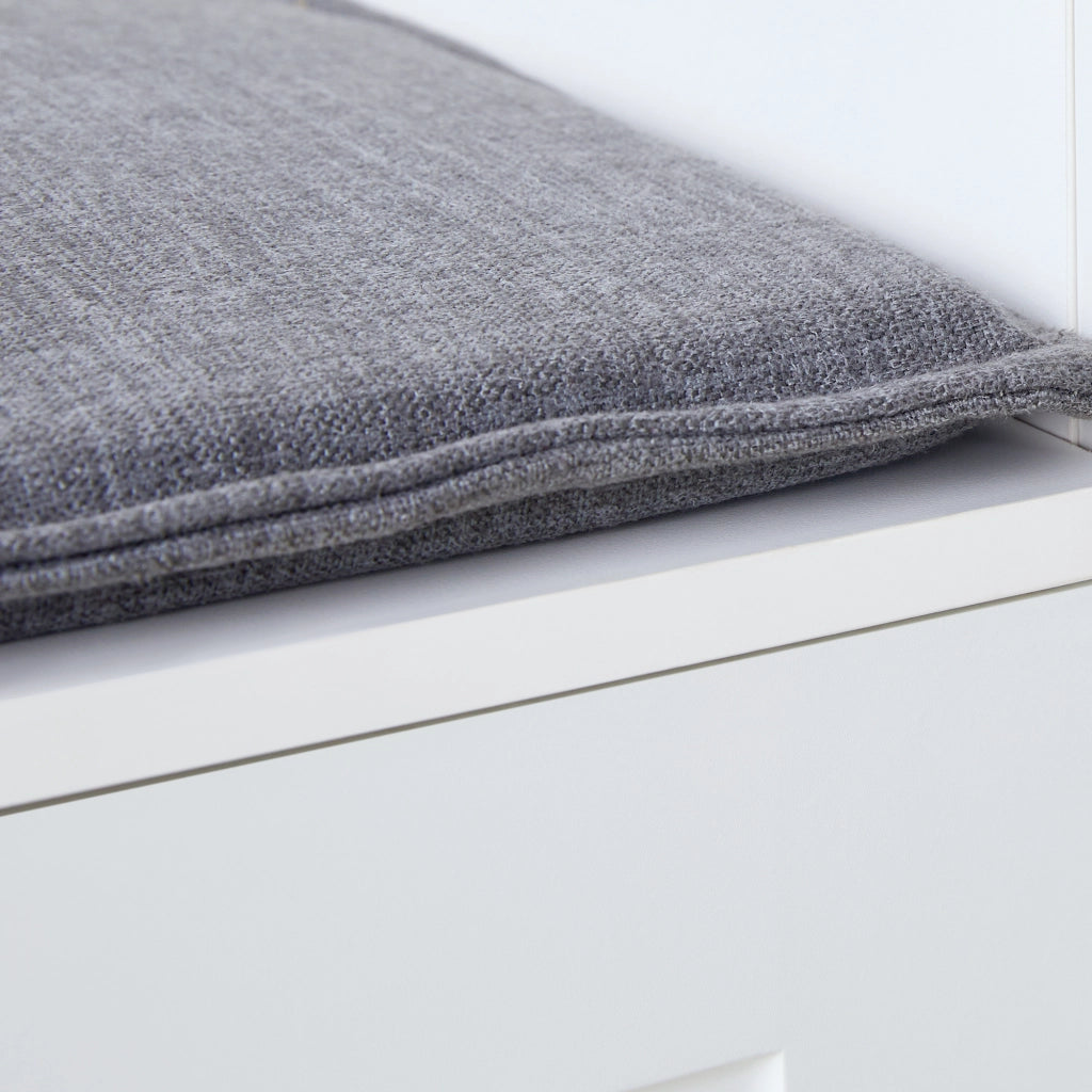 Set Ingresso con Panca, Scarpiera, Appendiabiti e Ripiani ¨C MINIMAL ¨C Bianco, 120x40x200 cm