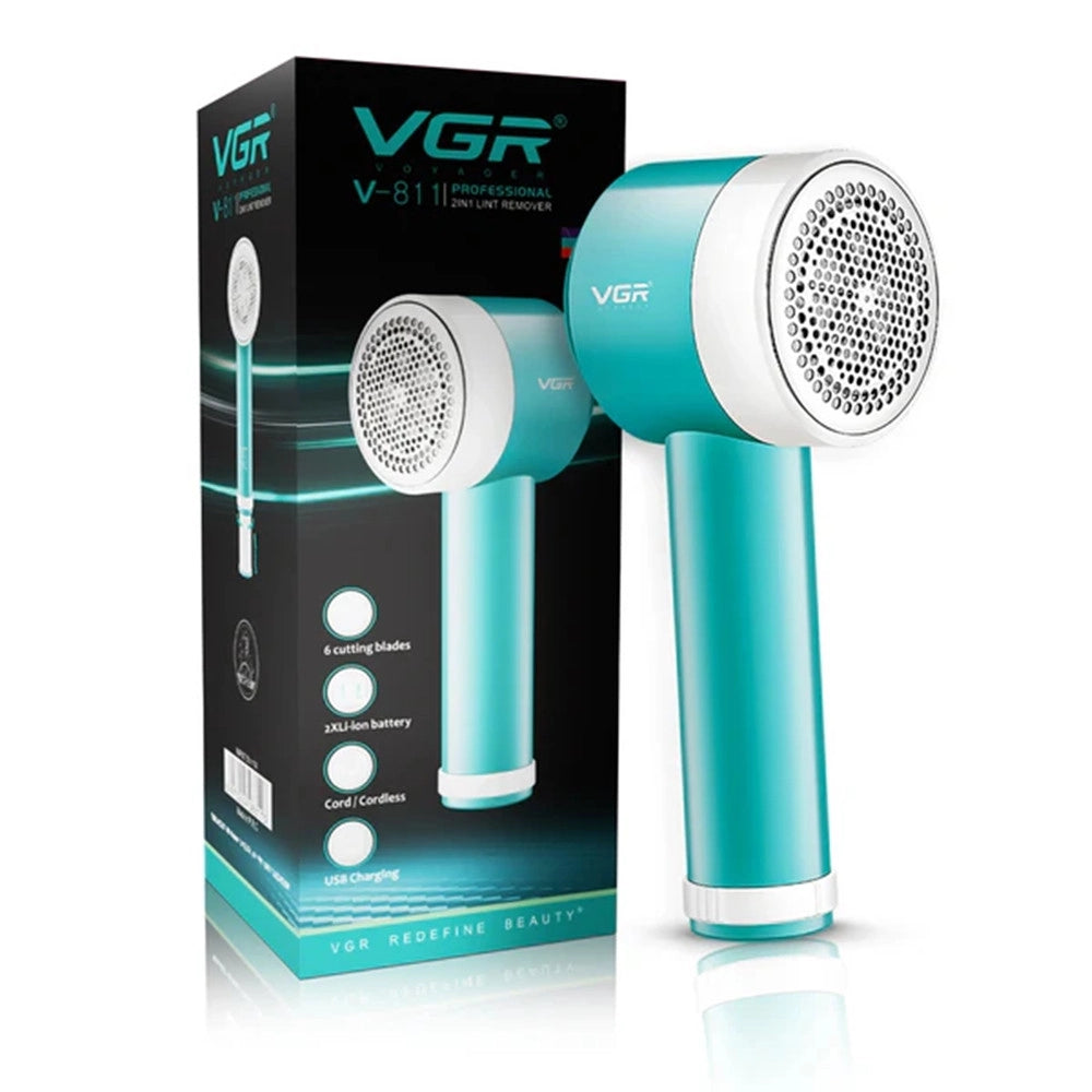 Trade Shop - Vgr V-811 Levapelucchi Professionale 2in1 Usb Peli Tessuti Lint Remover Shop -