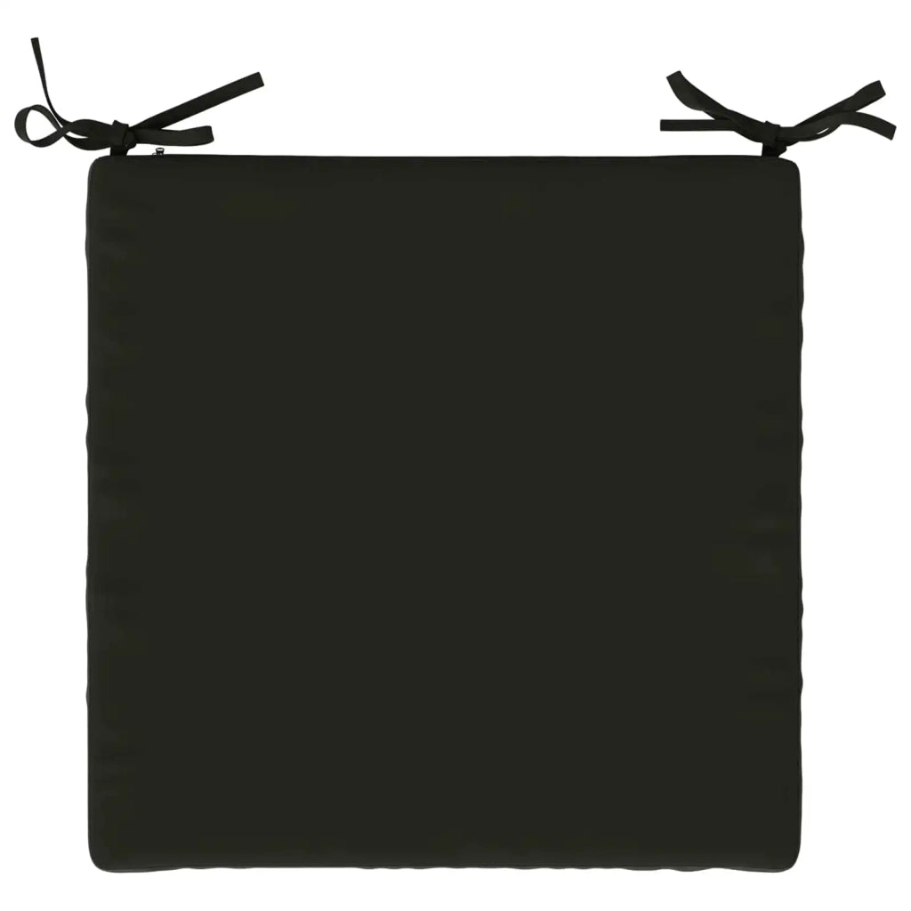 Cuscini per Sedia in 4 Pezzi SOEST 4 pz 100% Poliestere Nero 944455