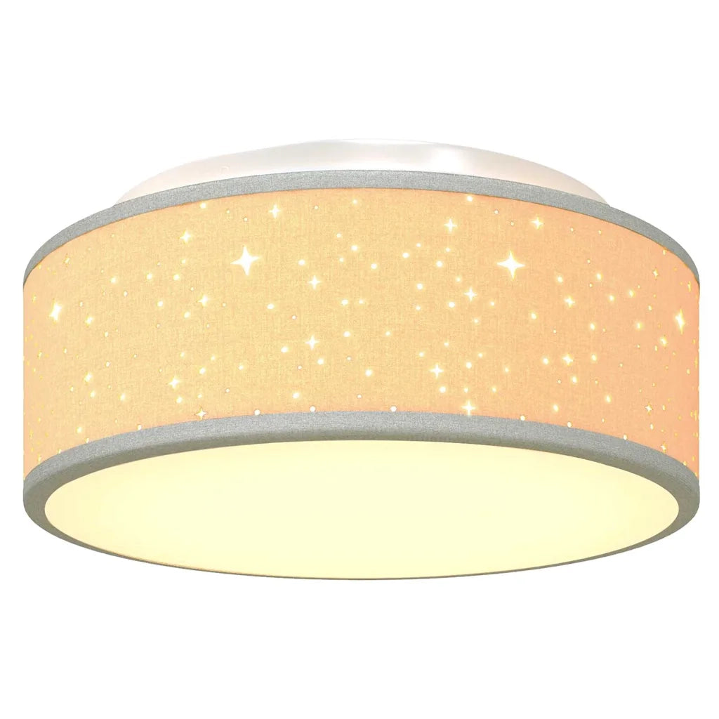 Lampada da soffitto Grigio 30 x 30 x 13,5 cm Tessuto CFW3910865