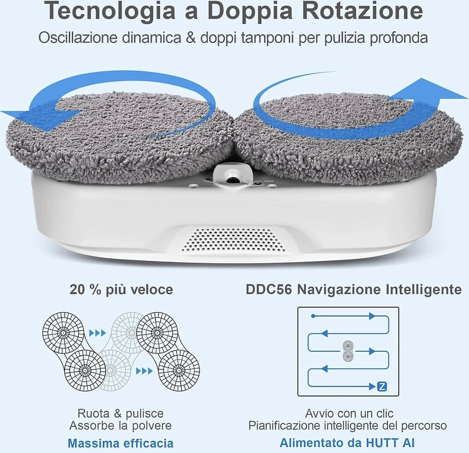 HUTT Robot lavavetri DDC56- Pulizia senza sforzo per vetri sempre impeccabili!