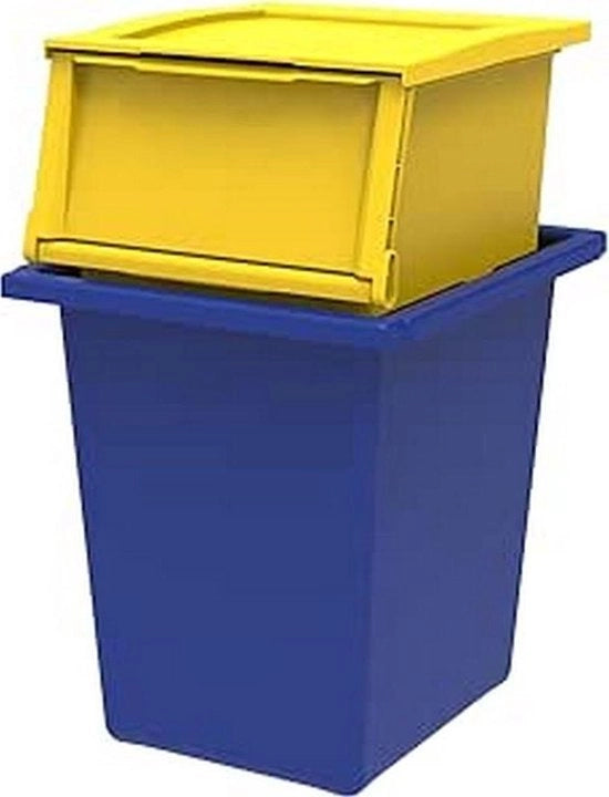 Set di contenitori di rifiuti 25+30 litri - policarbonato resistente agli impatti - 25 litri 30 litri