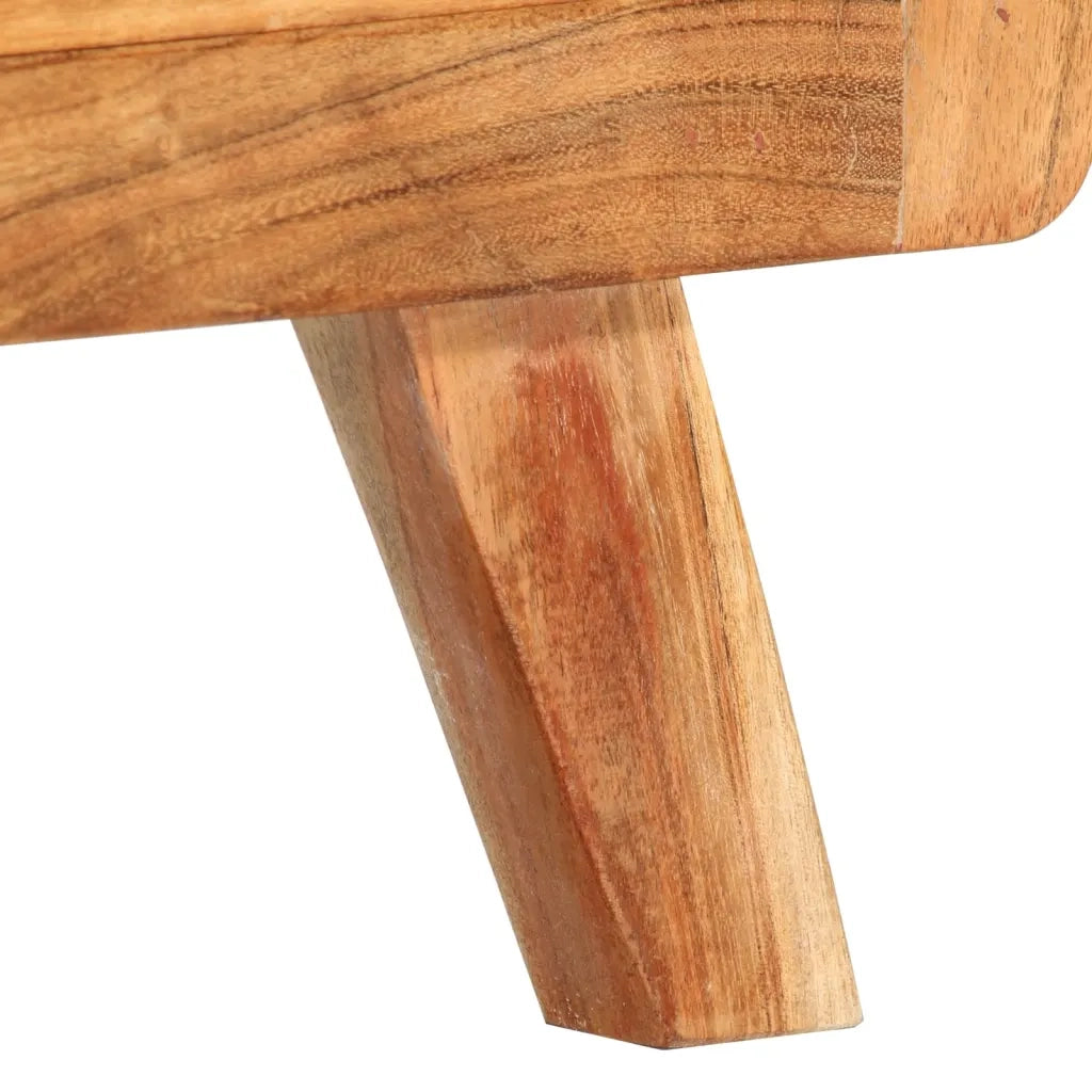 Mobile Porta TV 110x30x40 cm in Legno Massello di Acacia cod mxl 10459