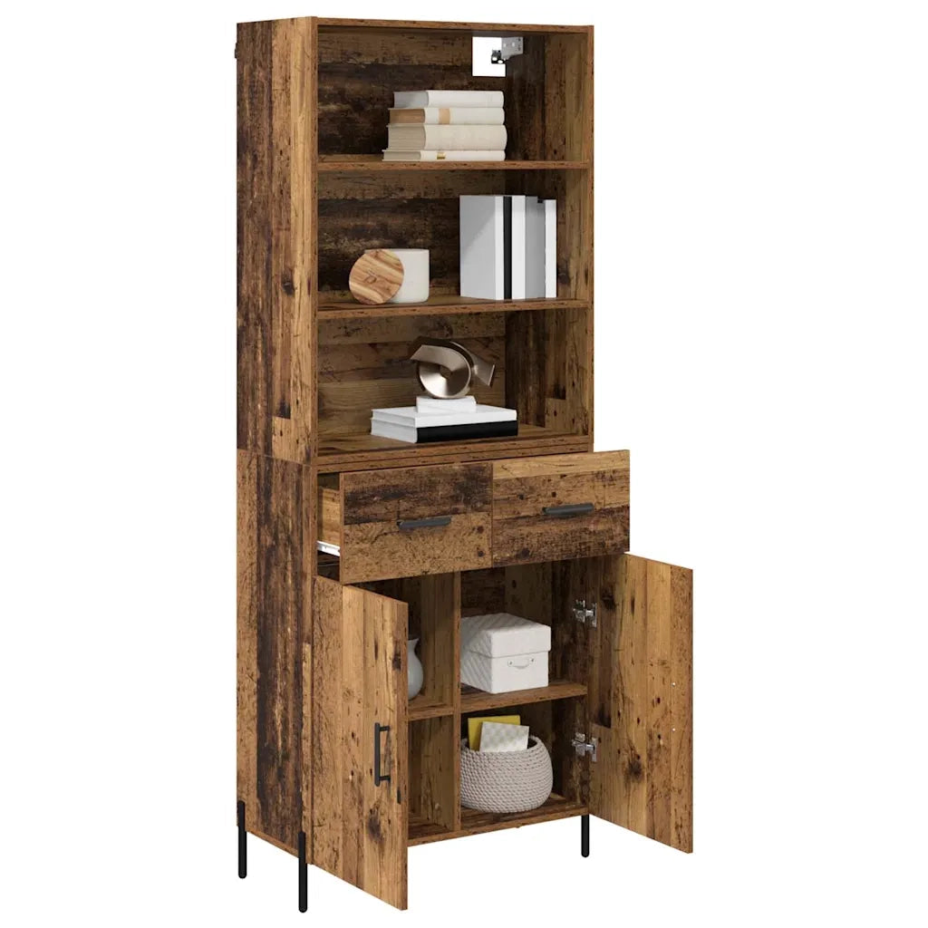 Credenza Legno vecchio 69,5 x 32,5 x 180 cm Legno multistrato 3415645