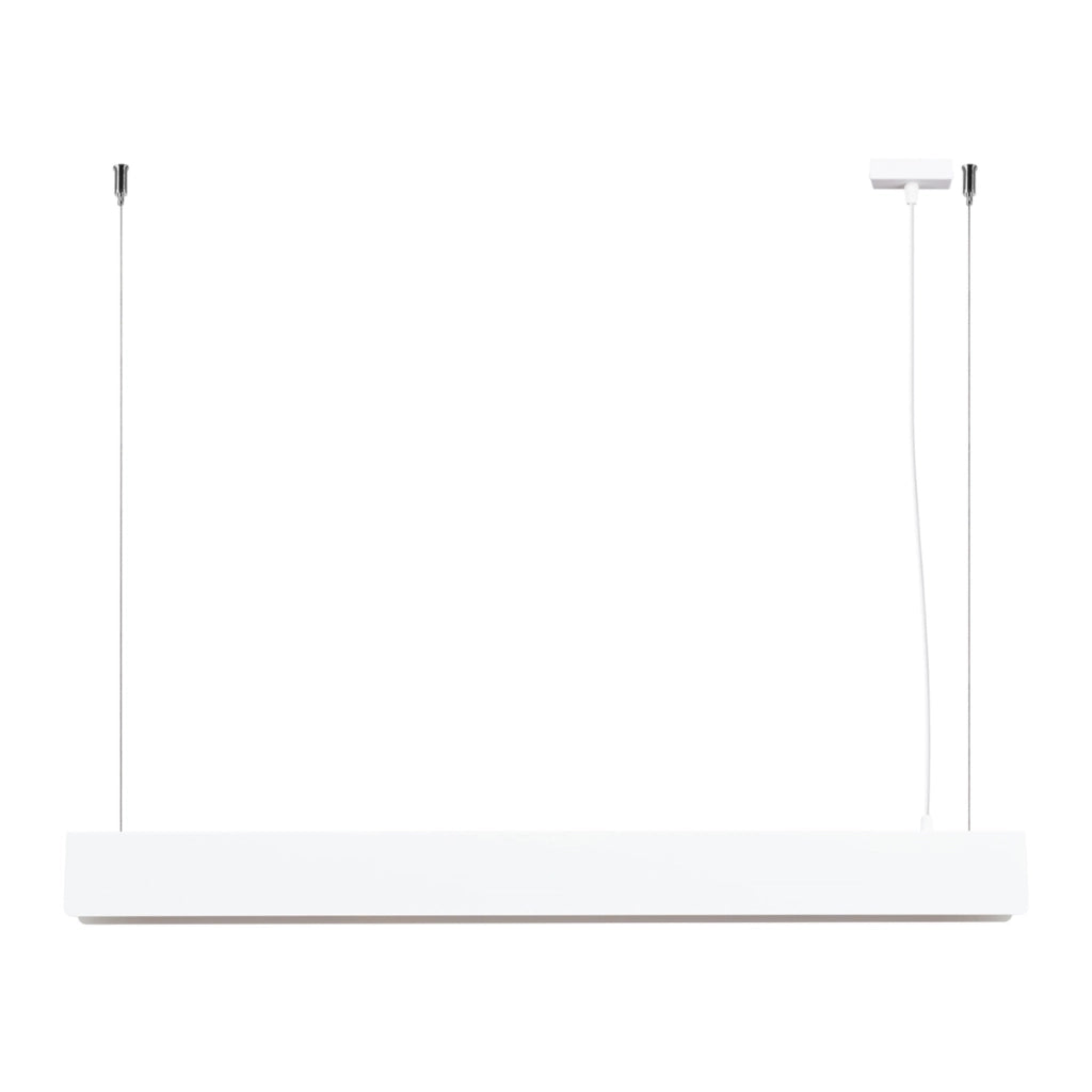 Lampada a sospensione rettangolare bianca ISKRON G13 8,5W