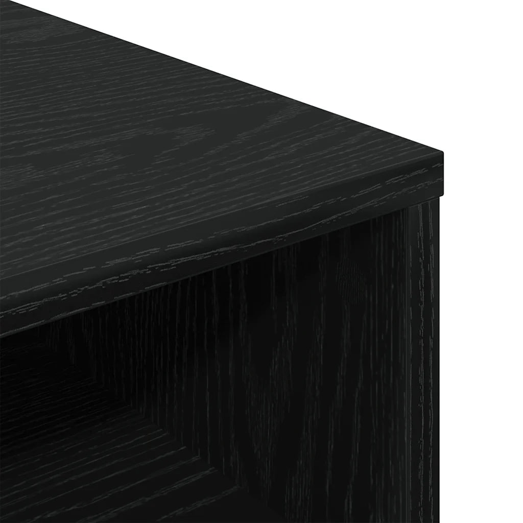 vidaXL Libreria Nera 34x31x80 cm in Legno Multistrato