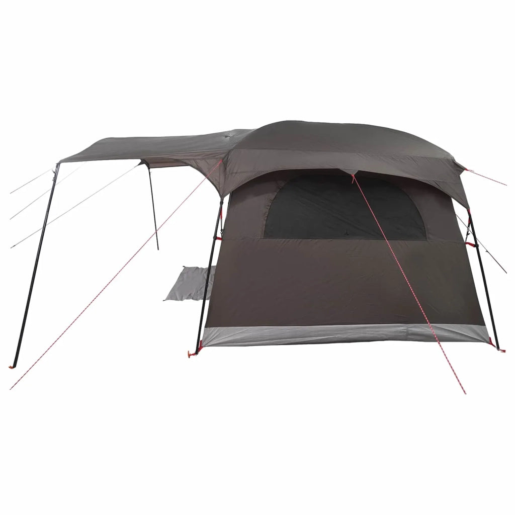 Tenda a tunnel con tetto Marrone Grigio 366 x 244 x 198 cm 42029016