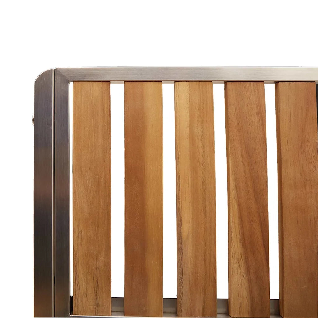 Sedia da Giardino 4 pcs Marrone Legno di Acacia Massello 42006202