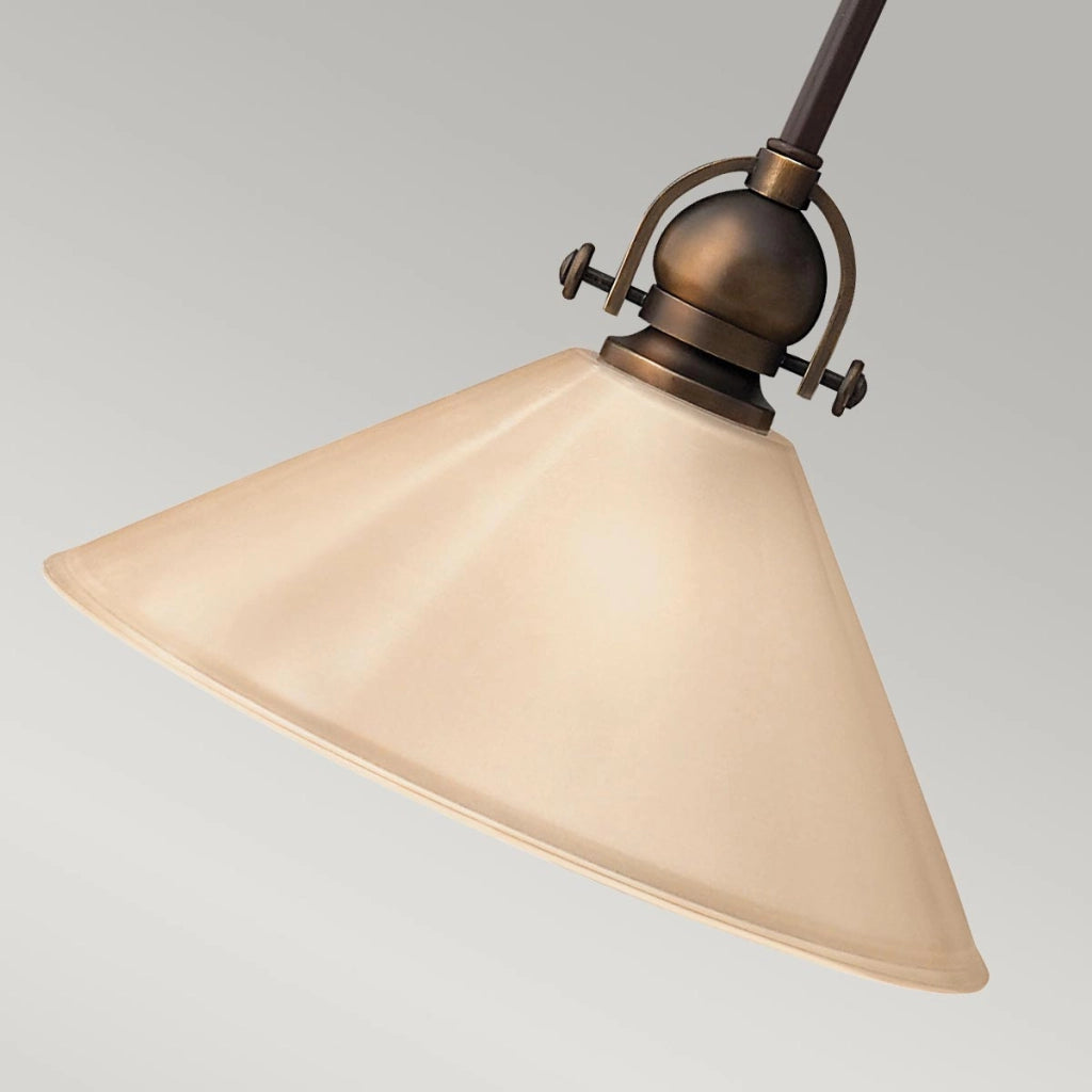 Lampada a sospensione Mayflower bronzo antico Ø35,6 Hinkley