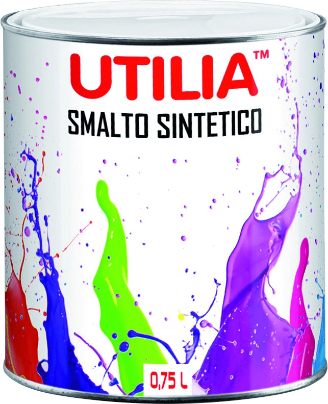 Utilia SMALTO SINTETICO  ml. 750 Nero lucido 6.00 pz