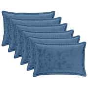 Federa 6 pcs HOUTEN Azzurro 50 x 80 cm Flanella 920290