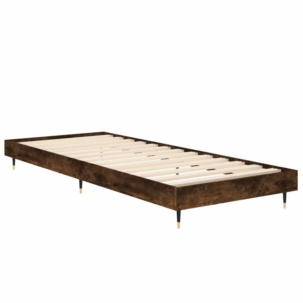 Giroletto senza Materasso Rovere Fumo 75x190 cm in Truciolato 832210
