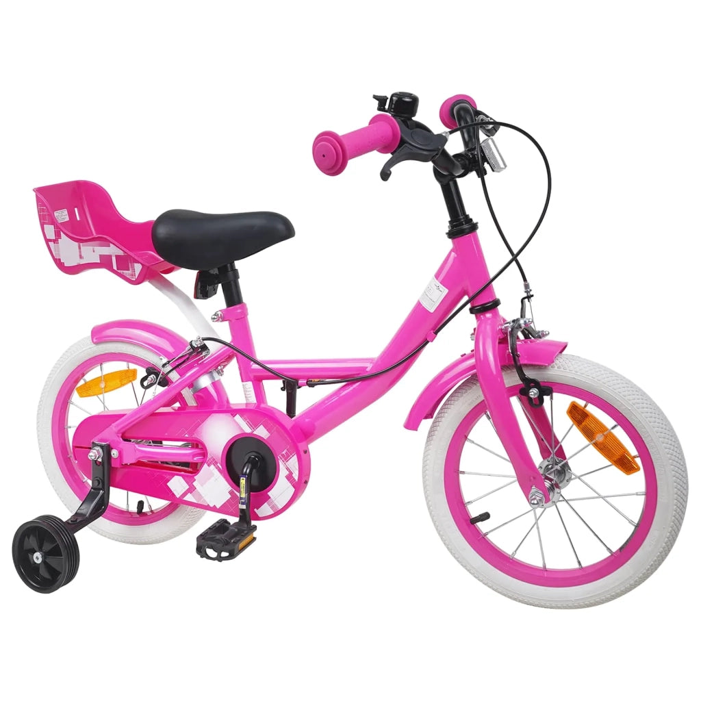 Bicicletta per Bambini 16 Pollici per bambini di 4-6 anni Rosa