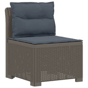 Divano da Giardino 5 Posti con Cuscini Stile Rattan PP 3443921