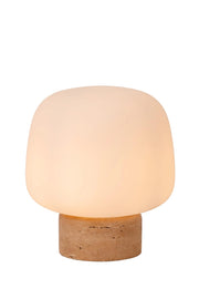 Lampada da tavolo ANSTON marmo vetro opalino E27 Lucide