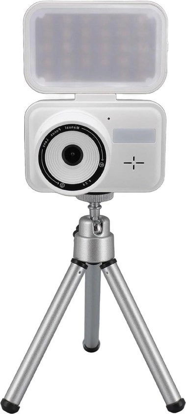 Camera di Timelapse con Comando WiFi a Wi-Fi e Focale Manuale - 4MP Camera di Timelapse per Macro con 28 LED Integrati per Illuminazione delle Piante.